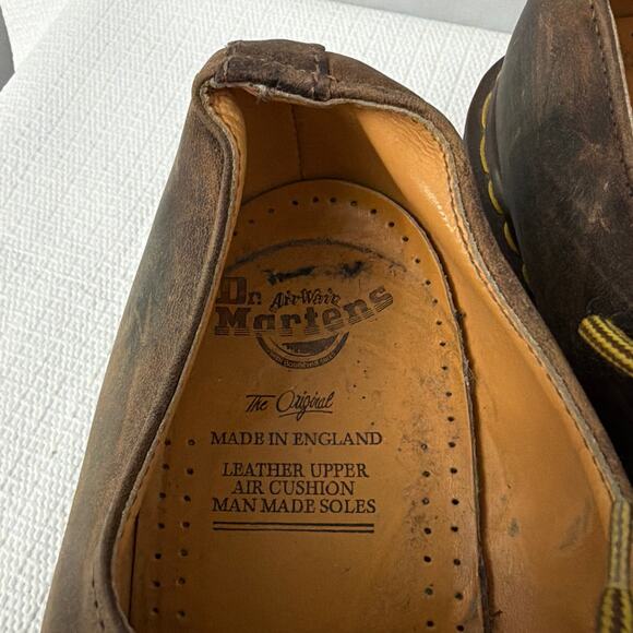 Dr Martens Shoes Mens Size 13 US Brown Leather Oxford Made in England Vintage main image 13
